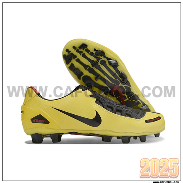 Nike Botas De Fútbol TOTAL 90 LASER FG Amarillo/Negro