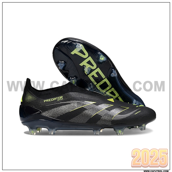 Adidas Botas De Fútbol 25 Predator Elite LL FG Negro/Verde