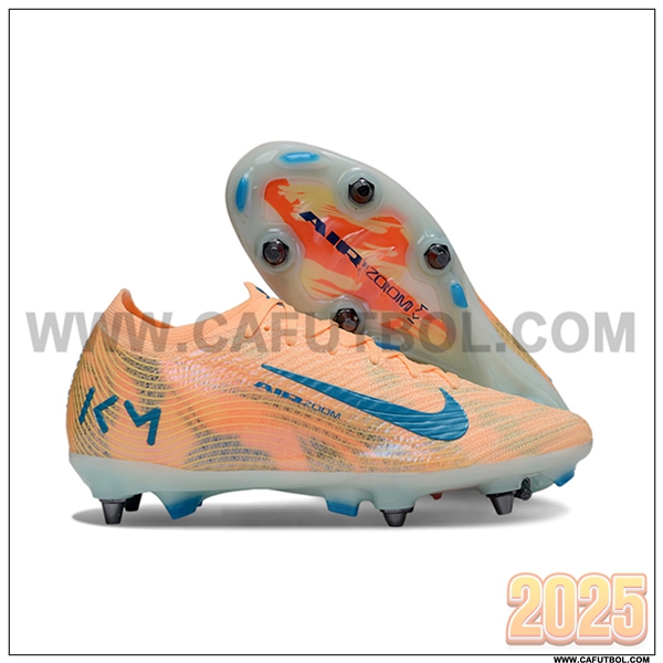 Nike Botas De Fútbol AIR ZOOM MERCURIAL VAPOR XVI ELITE SG-PRO Naranja/Azul