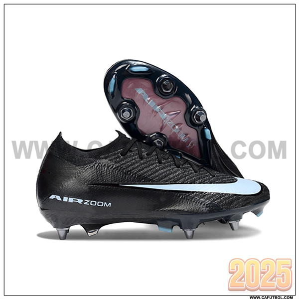 Nike Botas De Fútbol AIR ZOOM MERCURIAL VAPOR XVI ELITE SG-PRO Negro/Azul
