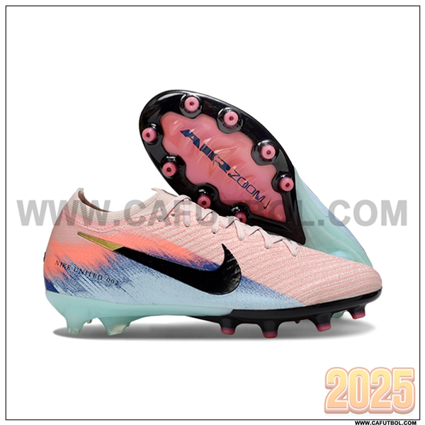Nike Botas De Fútbol AIR Zoom Mercurial Vapor 16 Elite XXV AG Rosa/Negro/Azul