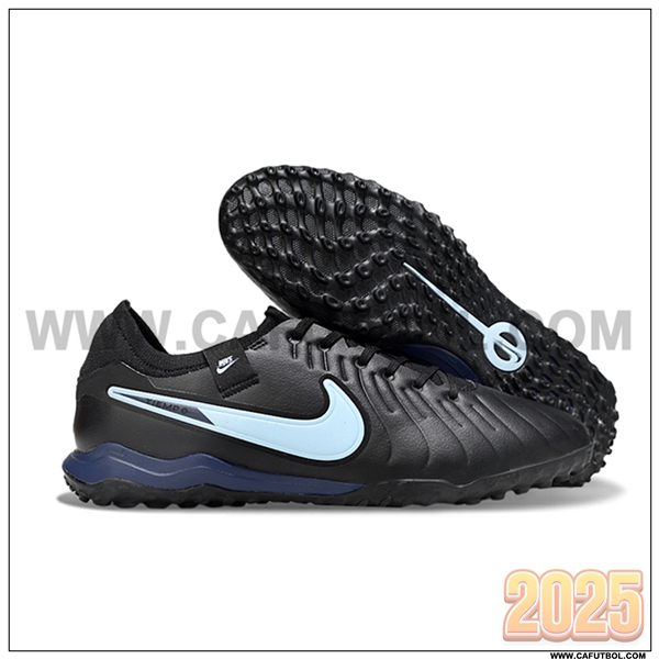 Nike Botas De Fútbol Tiempo Legend X PRO TF Negro/Azul