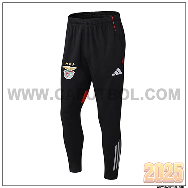Pantalone Entrenamiento Benfica Negro/Rojo/Blanco 2025 2026