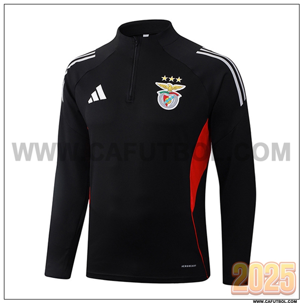Sudadera Entrenamiento Benfica Negro/Rojo/Blanco 2025 2026