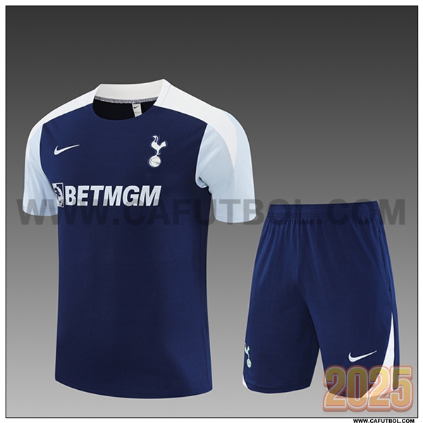 Camiseta Entrenamiento Tottenham Hotspur Ninos Azul/Gris/Blanco 2025 2026