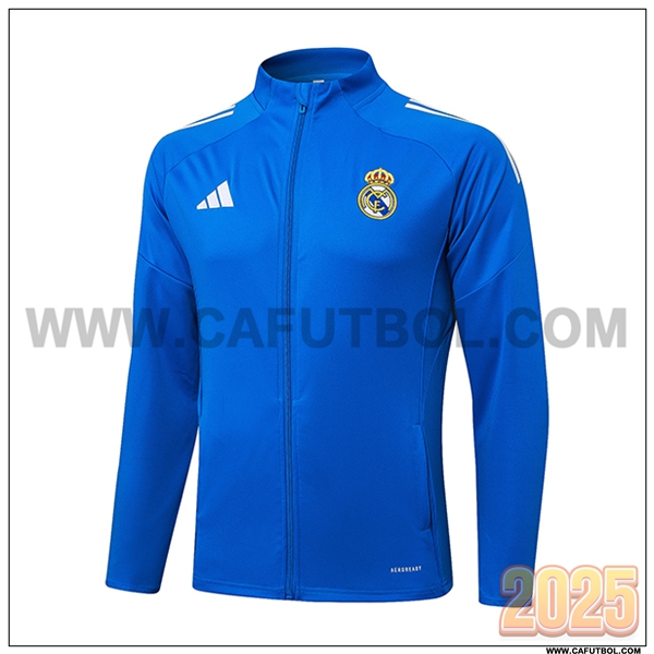 Chaquetas Futbol Real Madrid Azul 2025 2026