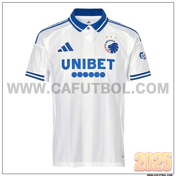 Nuevo Camiseta de FC Copenhagen Primera 2025 2026 Blanco