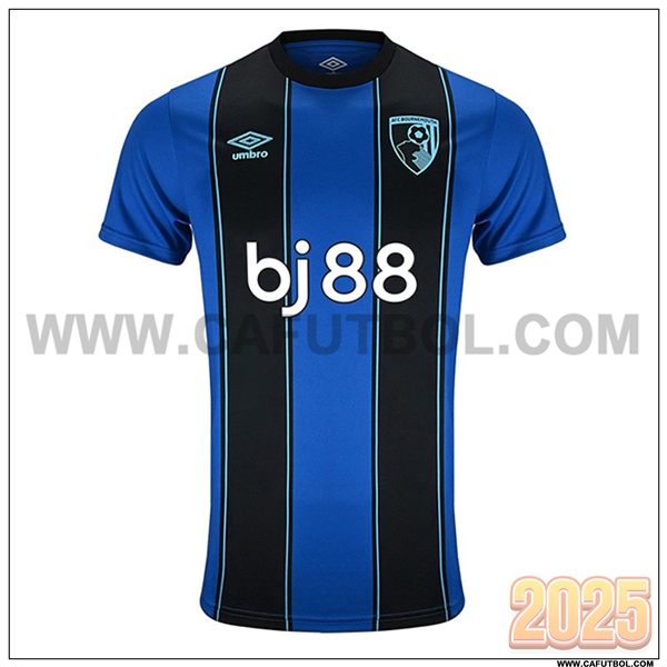 Nuevo Camiseta de AFC Bournemouth Segunda 2025 2026 Azul/Negro
