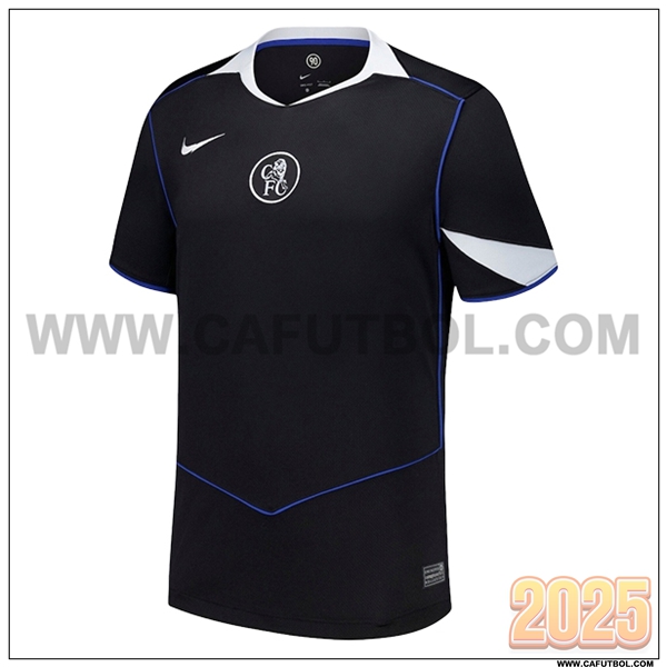 Nuevo Camiseta de FC Chelsea Tercero 2025 2026 Negro