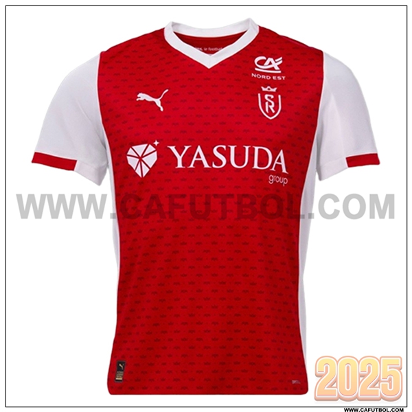 Nuevo Camiseta de Stade Reims Primera 2025 2026 Rojo/Blanco