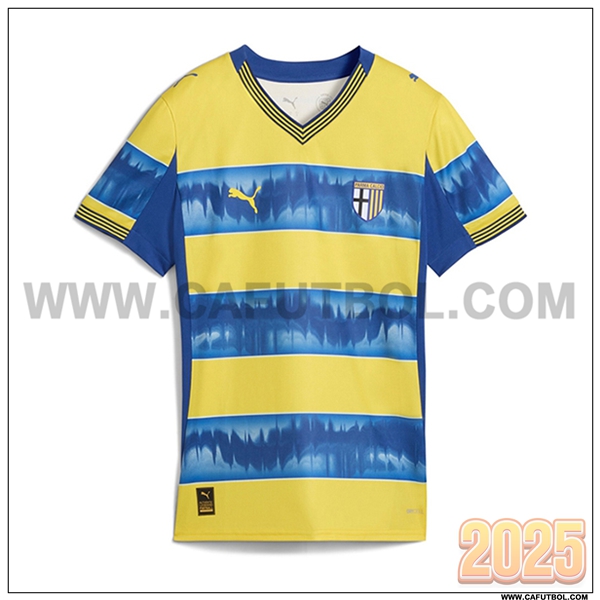 Nuevo Camiseta de Parma Calcio Segunda 2025 2026 AMARILLO/Azul