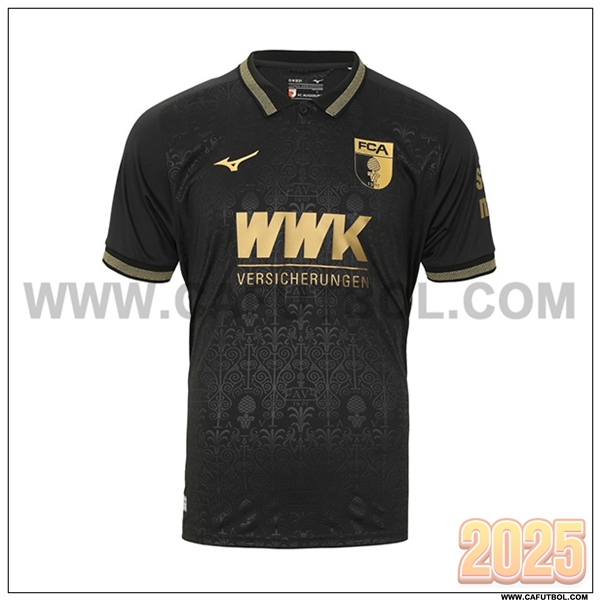 Nuevo Camiseta de FC Augsburg Tercero 2025 2026 Negro