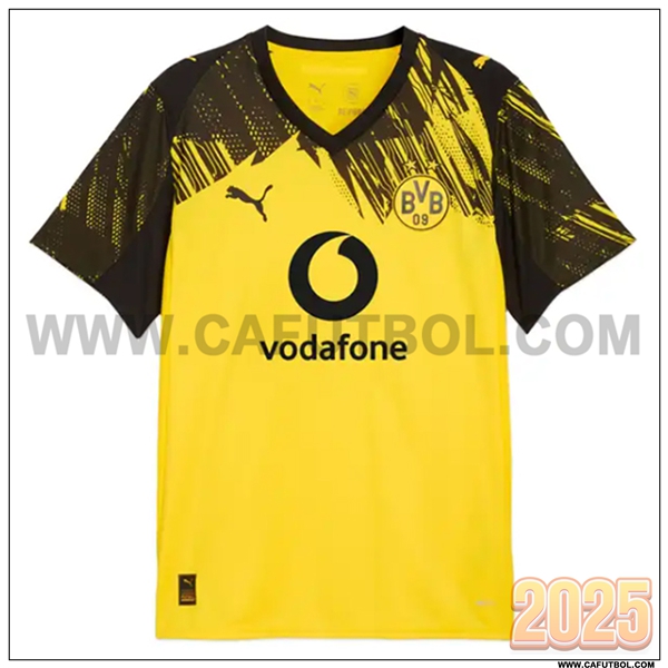 Nuevo Camiseta de Dortmund BVB Primera 2025 2026 AMARILLO/Negro