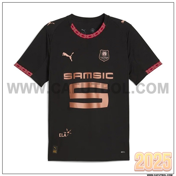 Nuevo Camiseta de Stade Rennais Tercero 2025 2026 Negro