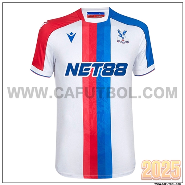 Nuevo Camiseta de Crystal Palace Segunda 2025 2026 Blanco/Rojo/Azul