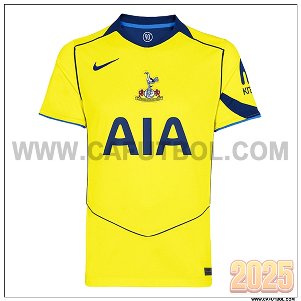 Nuevo Camiseta de Tottenham Hotspurs Tercero 2025 2026 AMARILLO