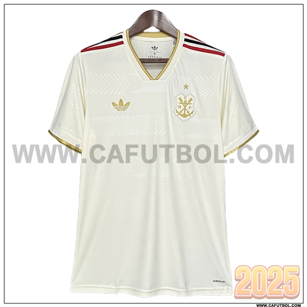Nuevo Camiseta de Flamengo Tercero 2025 2026 Blanco