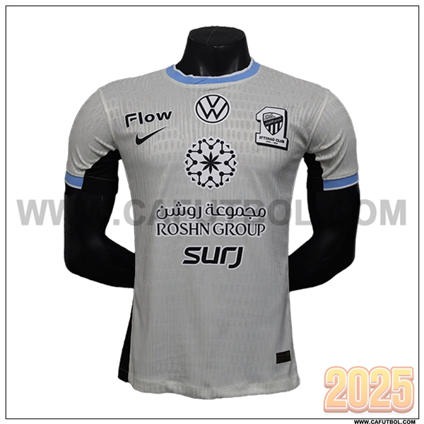Nuevo Camiseta de Al-Ittihad Segunda 2025 2026 Gris