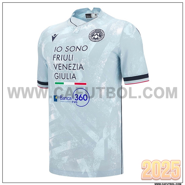 Nuevo Camiseta de Udinese Segunda 2025 2026 Azul Claro
