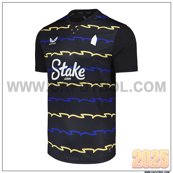 Nuevo Camiseta de FC Everton Tercero 2025 2026 Negro