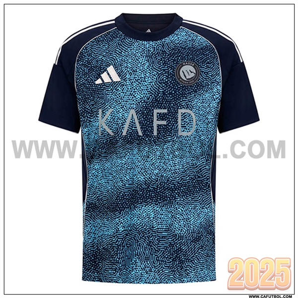 Nuevo Camiseta de Al-Nassr Segunda 2025 2026 Azul/Negro