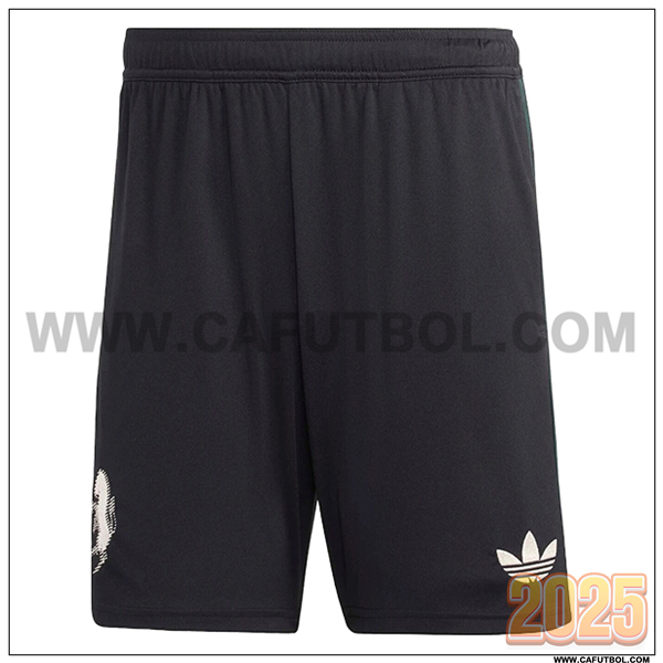 Tercero Pantalones Cortos Juventus Negro 2025 2026