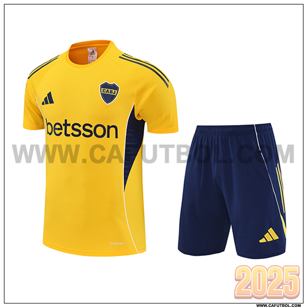 Camiseta Entrenamiento Boca Juniors Amarillo/Azul 2025 2026