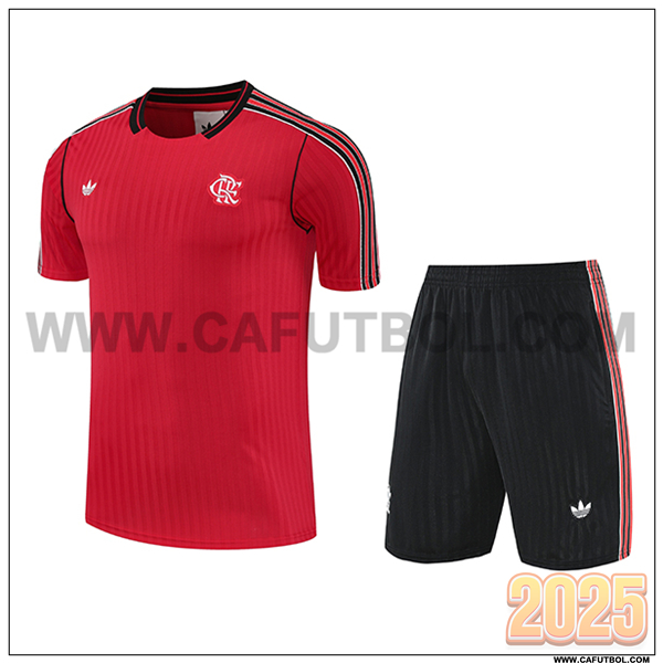 Camiseta Entrenamiento Flamengo Rojo/Negro 2025 2026 -02