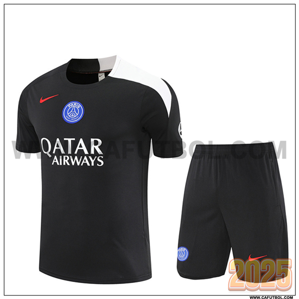 Camiseta Entrenamiento PSG Negro/Azul 2025 2026