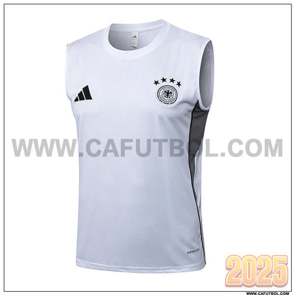 Chalecos De Futbol Alemania Blanco/Gris 2025 2026