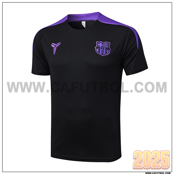 Camiseta Entrenamiento FC Barcelona Negro/Violeta 2025 2026