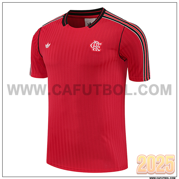 Camiseta Entrenamiento Flamengo Rojo/Negro 2025 2026 -02