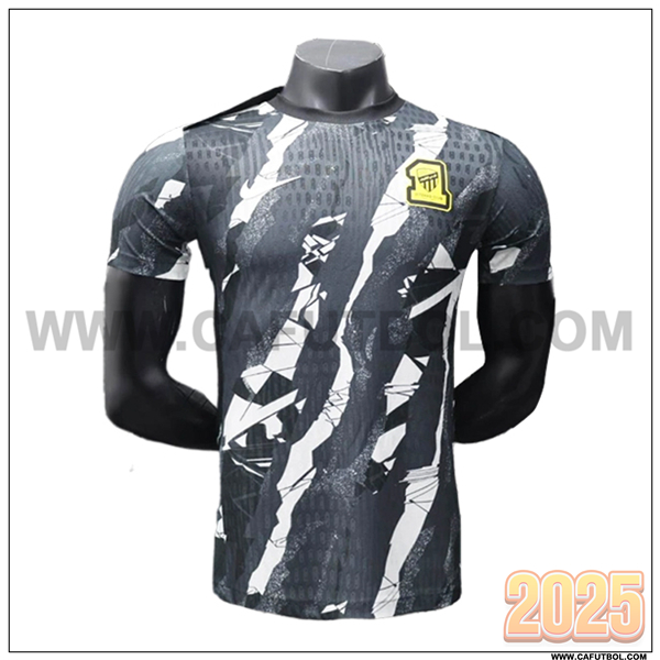 Camiseta Entrenamiento Al-Ittihad Gris/Blanco 2025 2026