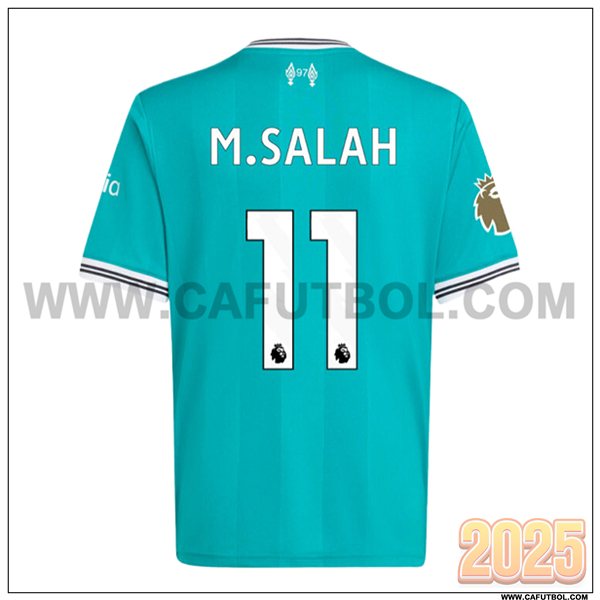 Tercero Camiseta de FC Liverpool M.SALAH #11 Verde 2025 2026