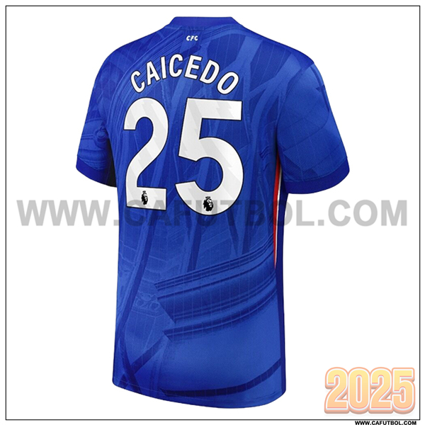Primera Camiseta de FC Chelsea CAICEDO #25 Azul 2025 2026