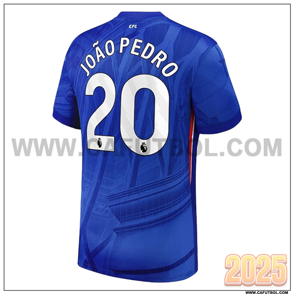 Primera Camiseta de FC Chelsea JOÃO PEDRO #20 Azul 2025 2026