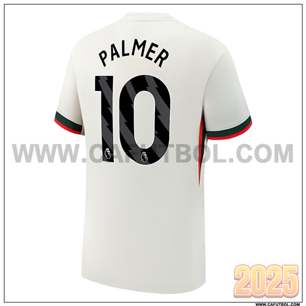 Segunda Camiseta de FC Chelsea PALMER #10 Blanco 2025 2026