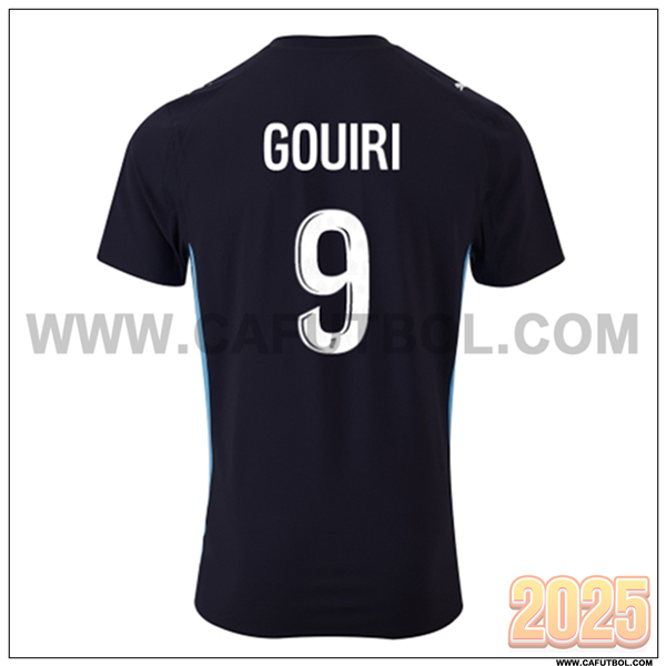 Segunda Camiseta de Marsella OM GOUIRI #9 Negro 2025 2026