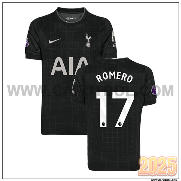 Segunda Camiseta de Tottenham Hotspur ROMERO #17 Negro 2025 2026