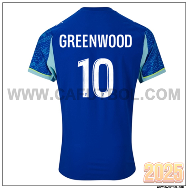 Tercero Camiseta de Marsella OM GREENWOOD #10 Azul 2025 2026