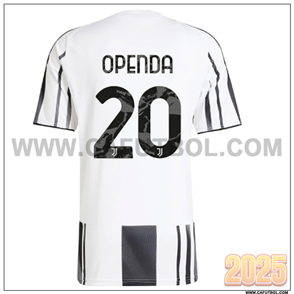 Primera Camiseta de Juventus OPENDA #20 Blanco/Negro 2025 2026