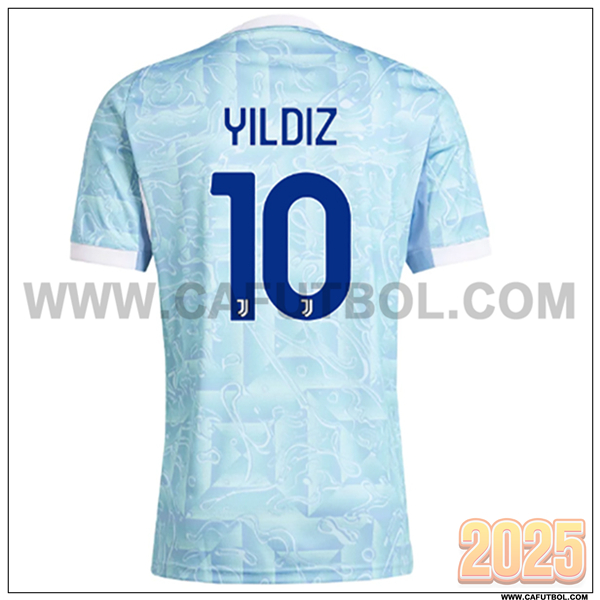 Segunda Camiseta de Juventus YILDIZ #10 Azul 2025 2026