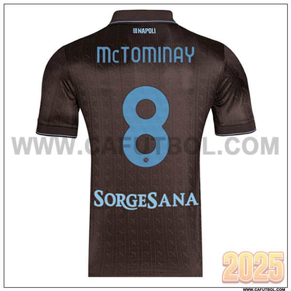 Tercero Camiseta de SSC Napoles MCTOMINAY #8 Negro 2025 2026