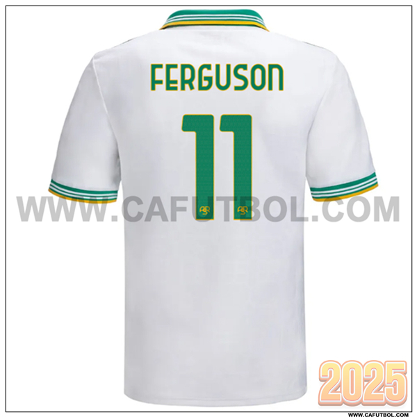 Tercero Camiseta de AS Roma BAILEY #31 Blanco 2025 2026