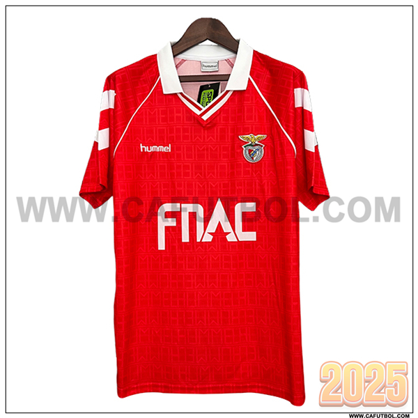 Primera Camiseta de Benfica Retro Rojo 1990