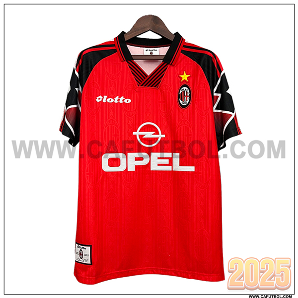 Camiseta de AC Milan Retro Edicion especial 1997/1998 Rojo