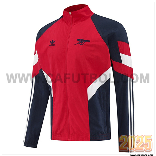 Rompevientos Arsenal Rojo/Negro/Blanco 2025 2026
