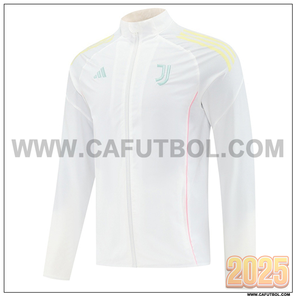 Rompevientos Juventus Blanco/Amarillo 2025 2026