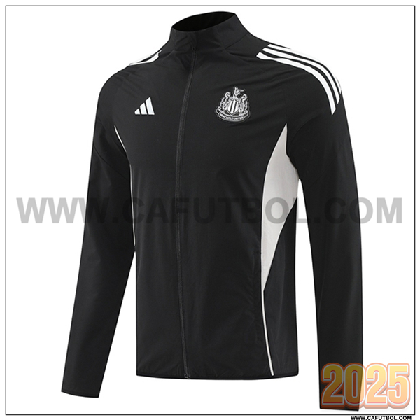 Rompevientos Newcastle United Negro/Blanco 2025 2026 -02
