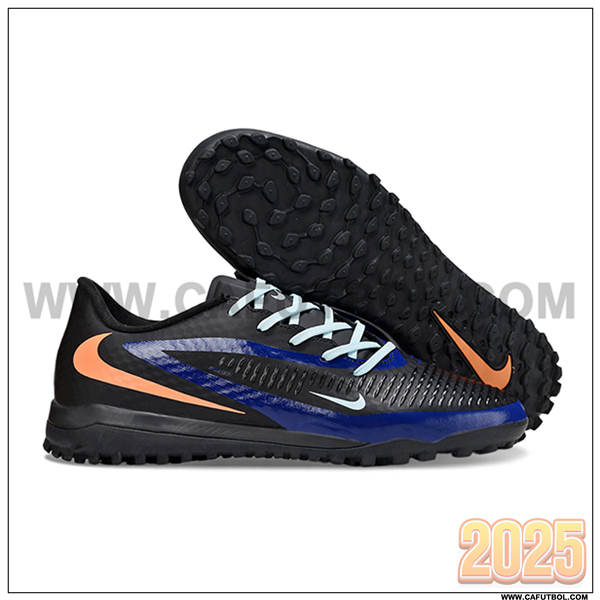 Nike Botas De Fútbol Phantom 6 Low Academy "Erling Haaland" Negro/Azul/Naranja